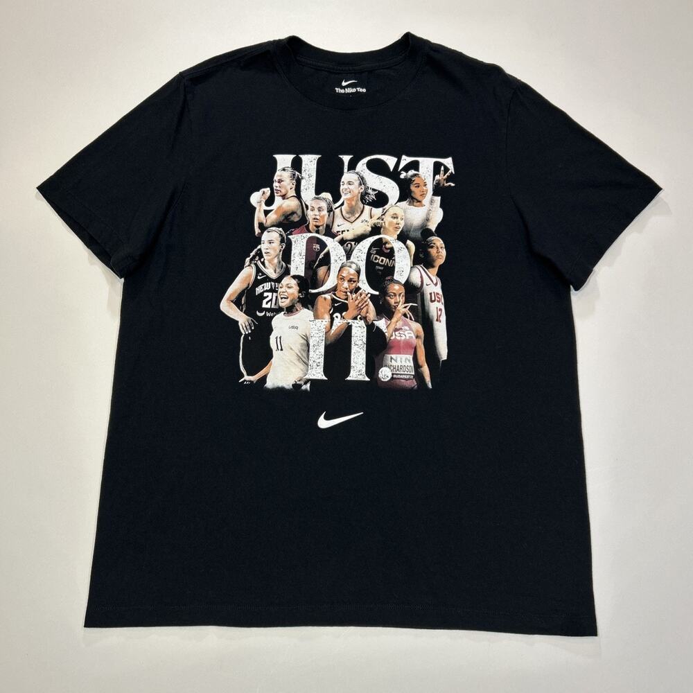 Nike Just Do It T Shirt Mens Large Womens Sports Athlete Graphic Cotton Tee